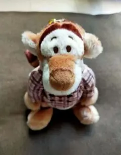 ディズニーストア ティガー ぬいぐるみキーホルダー ホワイトプー 冬 プーさん