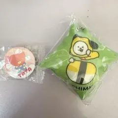 BT21 TATA 缶バッジ CHIMMY クッションチャーム