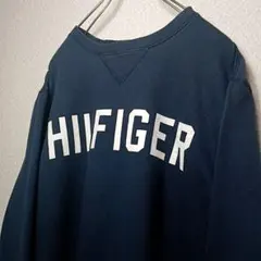 アメリカ古着 TOMMY HILFIGER ロゴ スウェット L