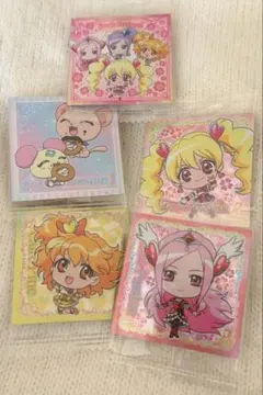 プリキュア キャラクターシール 5枚セット