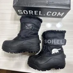 キッズ ソレルブーツ CHILDRENS SNOW COMMANDER 13cm