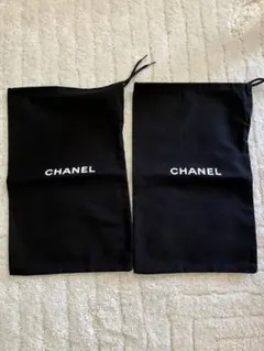 CHANEL 黒 シューズバッグ 2点セット
