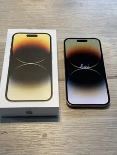 iPhone 14 Pro 128GB ゴールド ワンオーナー美品SIMフリー