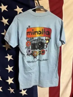 ビンテージ70sspruse社製サックスMINOLTAカメラ花柄サーフレア L