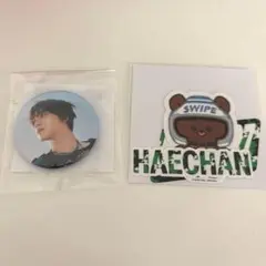 nct127 ヘチャン 缶バッジ ステッカーセット