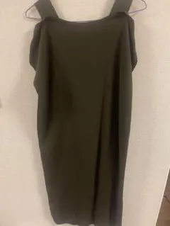 PLST ノースリーブワンピース S オリーブ