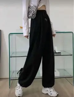 SHEIN ドローストリングウエスト スウェットパンツ Mサイズ