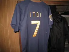 【新品未使用】糸井嘉男選手ユニフォーム　Lサイズ　阪神タイガース 阪神タイガース 糸井選手 レプリカユニフォーム Lサイズ - メルカリ