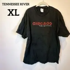 TENNESSEE RIVER 【XL】 ブラック Tシャツ 半袖 メンズ 黒