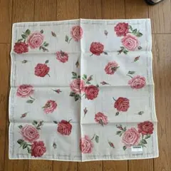 renoma バラの花柄 ハンカチ