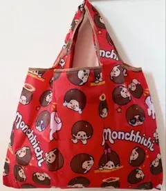 【新品】キャラクターエコバッグ 大容量 モンチッチA