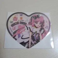 かっぱ寿司 キミとアイドルプリキュア キュアキッス ハートクリアコースター