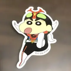 クレヨンしんちゃんステッカー　仮面ライダー　石ノ森萬画館限定
