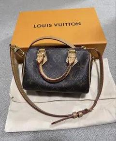 LOUIS VUITTON モノグラムショルダーバッグ　ナノスピーディ