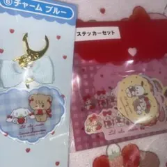 サンリオくじ チャーム ブルー シナモロール ステッカー リルアラモード