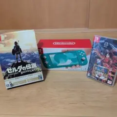 Nintendo Switch Lite 本体 +ソフト2本付のサムネイル