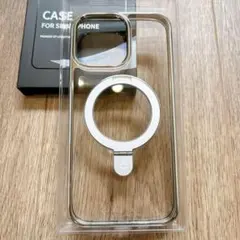 ✨新品✨iPhone 15 Pro Max 用ケース チタニウムリング付