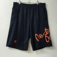 J2775 Champion ネイビー ハーフパンツ　バスパン　160