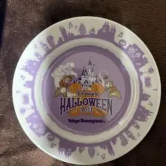 東京ディズニーランドハロウィーン2011記念プレートチップとデール完売品 비매품