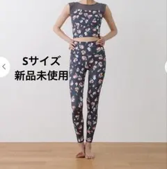 新品未使用！LAVA SUKALAローズプリントレギンスSサイズ
