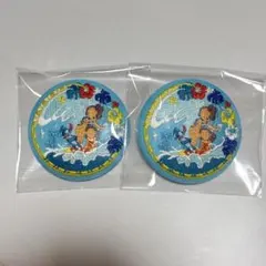 ディズニー 刺繍缶バッジ ビスケット リロ・アンド・スティッチ