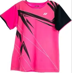 YONEX ピンク テニス　バドミントンゲームシャツ　　ウェア 　Lサイズ
