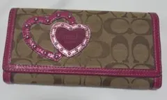Coach シグネチャー ハートモチーフ 長財布のサムネイル