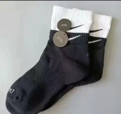 ナイキ　ソックス　バイカラー　２足セット　22～24
