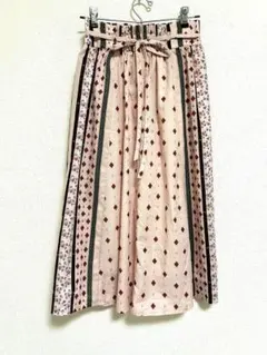 SNIDEL花柄❤︎ ダイヤモンド模様 ロングスカート