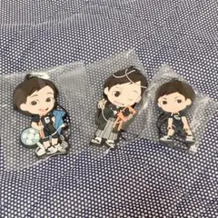 ハイキュー 烏野 縁下 ラバーストラップ セット