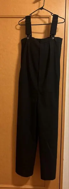 【新品】サロペット　オーバーオール　黒　レディース　服