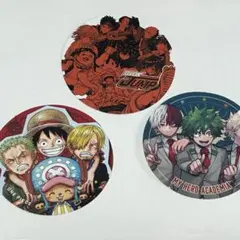 【最終値下げ】週間少年ジャンプ　付録　コースター　ONE PIECE ヒロアカ