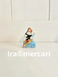 ピンナップガール③フェーブ　レトロ　フェーヴ　フランス製　ミニチュア　陶器