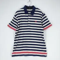 BURBERRY BLACK LABEL ストライプ ポロシャツ