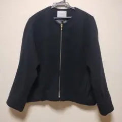 AMERICAN HOLIC ノーカラージャケット M ブラック