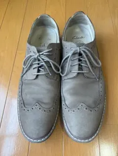 Clarks ウィングチップ シューズ グレー 26.5cmのサムネイル
