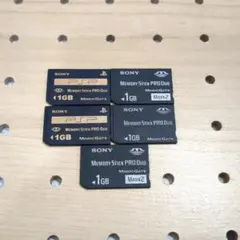 sony メモリースティックPro Duo 1GB（5枚セット）