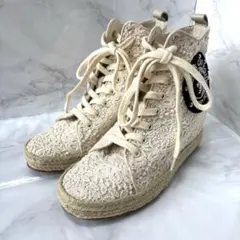 y071208 HYSTERIC GLAMOUR レーススニーカーエスパドリーユのサムネイル