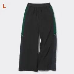 GU beautiful people 裏ボアトラックパンツ 黒 L