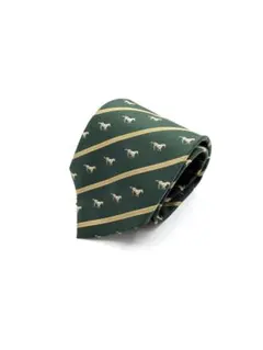 良品✨ SANTA BARBARA ネクタイ シルク グリーン 1150