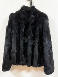 ラビットファーショートジャケット