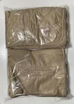 コメダ珈琲 2025福袋 寿 キルティングスクエアバッグ ブランケット ベージュ