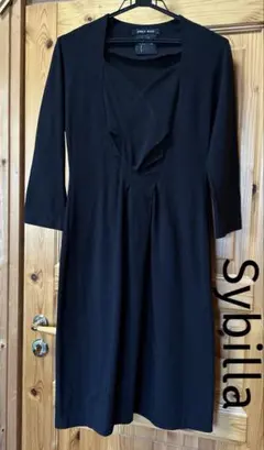 SYBILLA BLACK 黒 ロングワンピース