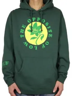【M】HUF ハフ 裏起毛パーカー OPPOSITE OF LOW/フォレストのサムネイル