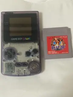 Game Boy Color クリアパープル + ポケモン赤