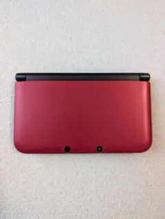 ニンテンドー3DS LL レッド×ブラック 充電器、SDカード、タッチペン付
