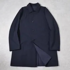 Brooks Brothers ウール リバーシブル コート 40 紺ストライプのサムネイル