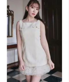 Roxanne Layered Tulle Mini Dress M - メルカリ