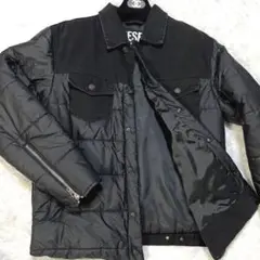 【極美品】DIESEL ダウンジャケット　男の風格　ブラック　ライトジャケット