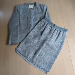 未使用に近い　ＥＬVｉSＨ シャネルスーツ風上下セット　フリーサイズ